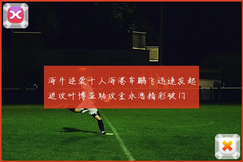 海牛逆袭十人海港牟鹏飞迅速发起进攻叶博亚助攻金永浩精彩破门